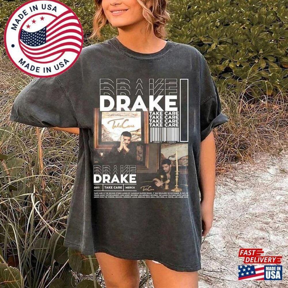 Retro Drake T-Shirt Take Care Shirt Tour Unisex
